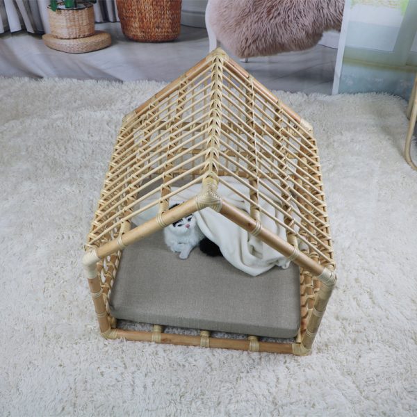 Rattan Cave For Cats And Small Dogs - Image 2