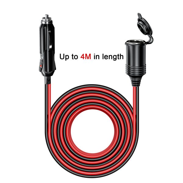 USB Power Extension Cable 4 M Car USB Cigarette Lighter - Image 7