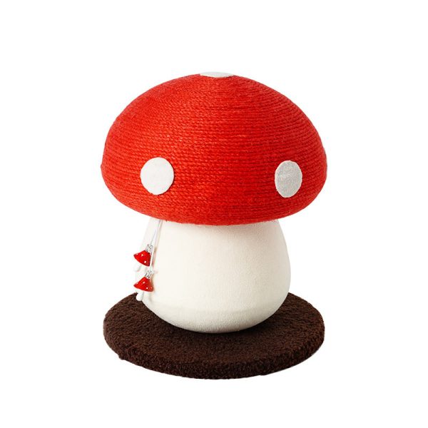 Cat Scratch Board Mushroom Red Umbrella Scratching Board Cat Toy - Image 5