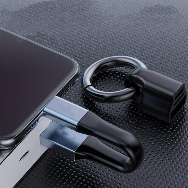 Key Chain Data Cable Short Portable Fast Charge Line