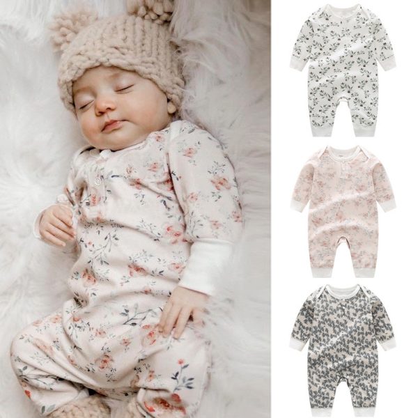 Spring And Autumn Organic Cotton Baby Jumpsuit - Image 2