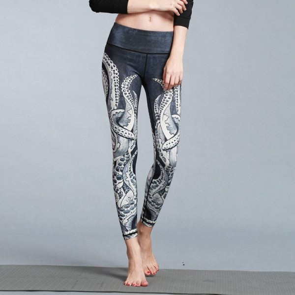 Women's Outdoor Sport Yoga Printed Leggings - Image 9