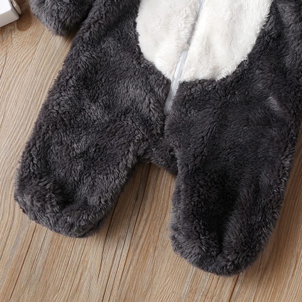 Baby Fleece Cute Animal One-piece - Image 3