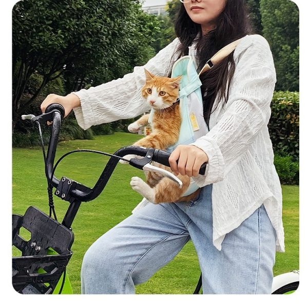 Pet Chest Go Out Portable Cat Bag Pocket Walking  Artifact Pet Backpack - Image 3