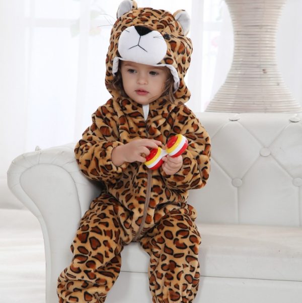 Baby onesies spring and autumn animal styling robes boys and girls climbing clothes - Image 5