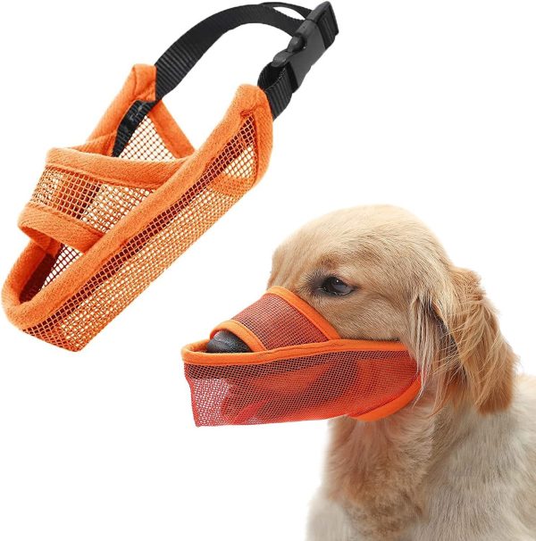 Breathable Mesh Muzzle For Dogs Anti-bite Anti-barking Anti-eating Anti-barking For Large Medium And Small Dogs - Image 2