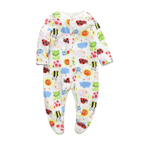 Cotton one-piece clothes baby clothes - Image 9