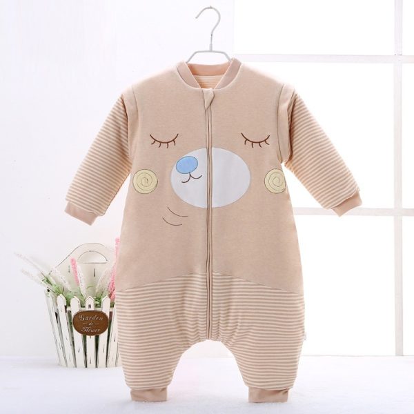 Cartoon Cotton Baby Anti-kick Baby Sleeping Bag - Image 7