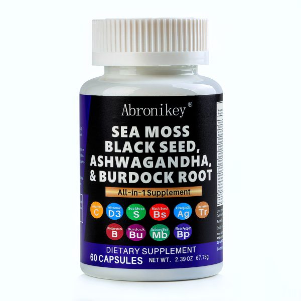 Abronikey Sea Moss 60 Capsules Immune Support & Digestive Health Natural Sea Moss Supplement Rich In Minerals & Vitamins - Image 7