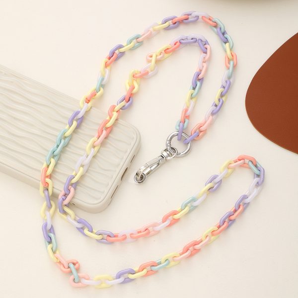 Mixed Color Colored Acrylic Crossbody Chain - Image 6