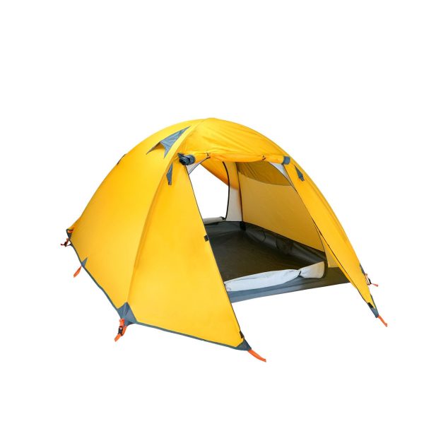 Triple Double Double Double Door Aluminum Pole Camping Tent - Image 5