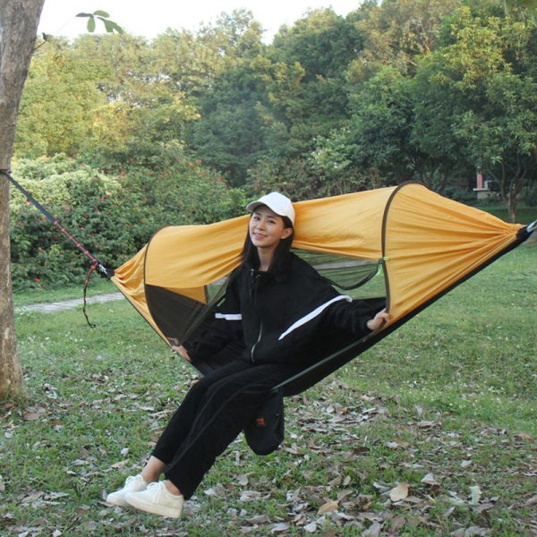 Anti-mosquito outdoor sunscreen camping hammock - Image 5