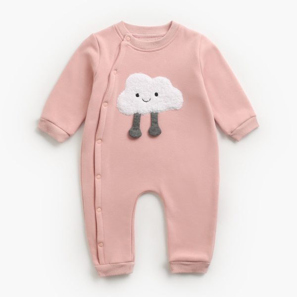 Baby Jumpsuit Autumn And Winter Cartoon Crawling Suit Cotton Long Sleeve - Image 6