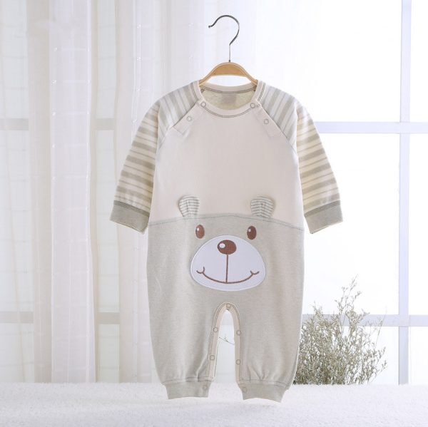 Spring And Autumn Thin Newborn One-Piece Clothes