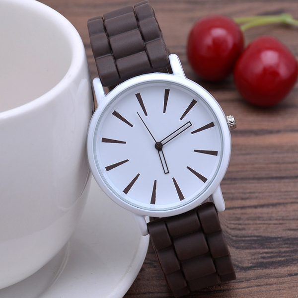 Classic Ultra-thin Silicone Watch Female Student - Image 9