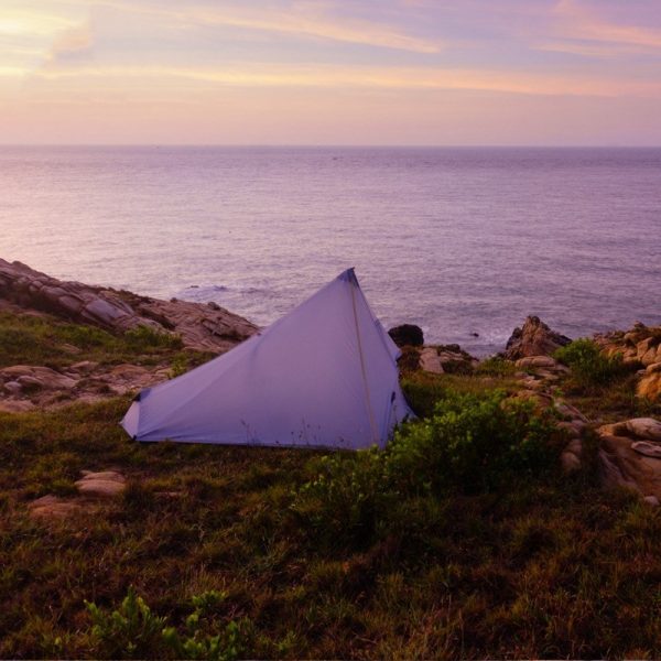 Silicon Coated Outdoor Camping Pyramid Tent - Image 2