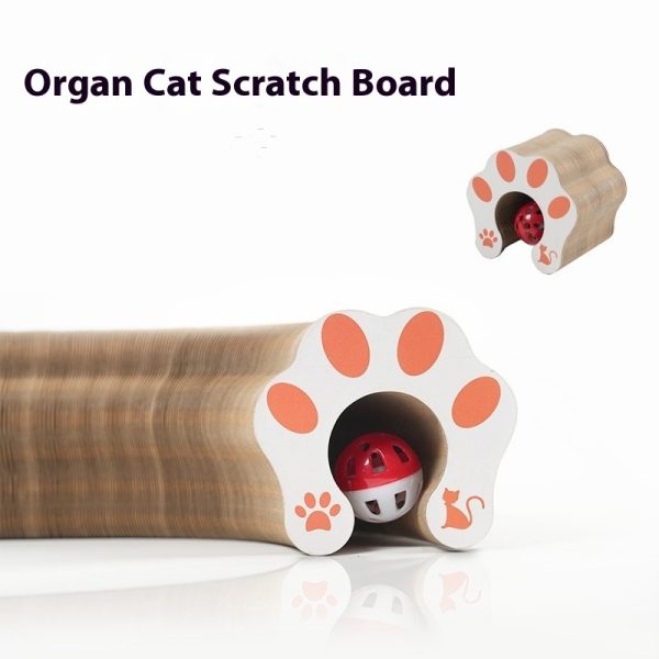 Organ Cat Scratch Board Strong Magnetic Foldable Self-Hi Toy - Image 4