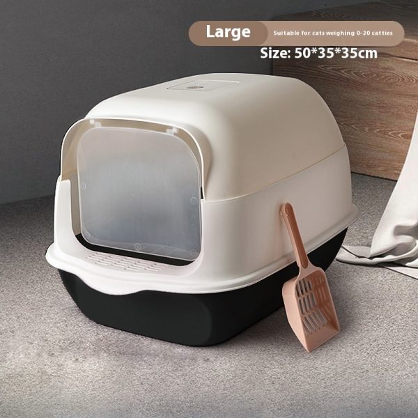 Litter Box Fully Enclosed Cat Toilet - Image 9