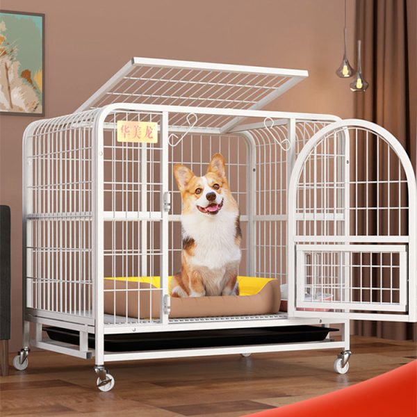 Detached Home Indoor Fenced Corgi Kennel - Image 3