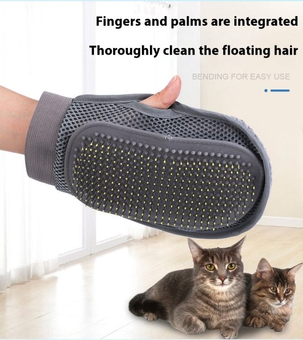 Pet Comb Hair Bath Massage Gloves - Image 2