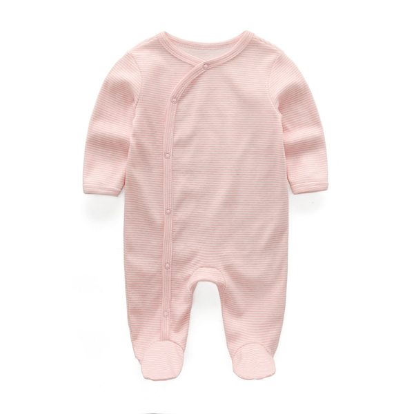 Newborn Baby Clothes Boneless Pair Buckle Onesie - Image 5