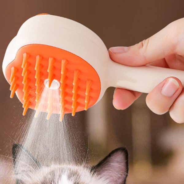 Cats Steamy Brush Dogs Steam Brush Electric Sprayer For Massage Pet Grooming Tool Shedding Electric Sprays Cats Massage Combs - Image 7