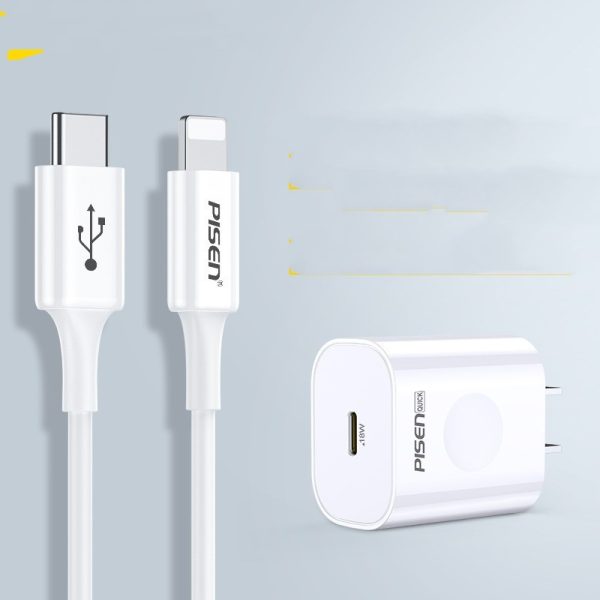 White Fast Charger Cable Single Line - Image 2