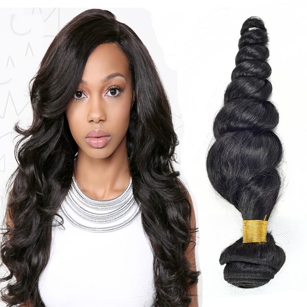 Loose wave real hair wig hair curtain vrigin hair factory direct selling price in Europe and America - Image 2