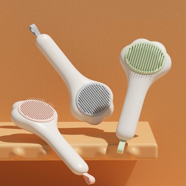 Cute Claw Pet Self Cleaning Comb