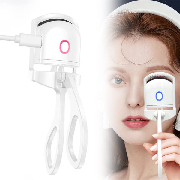 Heated Eyelash Curler Electric Temperature Control Mini Eyelash Curler Electric Portable Charging - Image 2