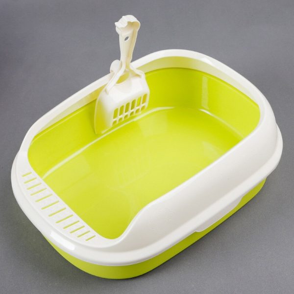 Pet Cat Litter Box With Shovel High-side Polyester Cat Litter Box - Image 4