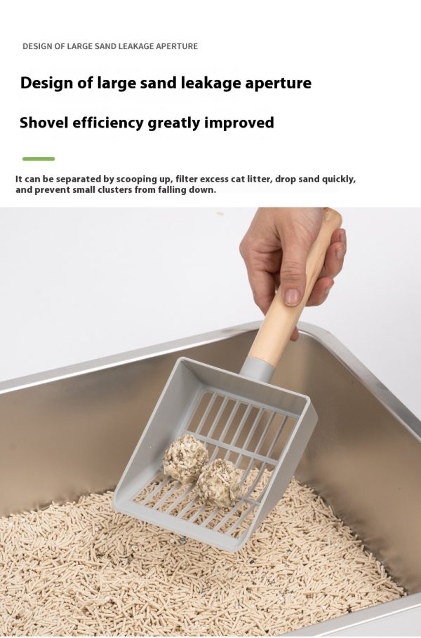 Alloy Litter Box Easy To Clean Widen And Thicken Leak-proof Sand Large Space Semi-closed Cat Toilet - Image 10