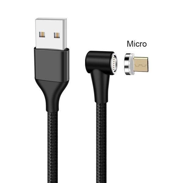 Braided magnetic data cable three-in-one fast charging cable - Image 2