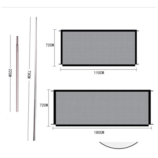 Dog Quarantine Mesh Portable Folding Pet Quarantine Fence - Image 2