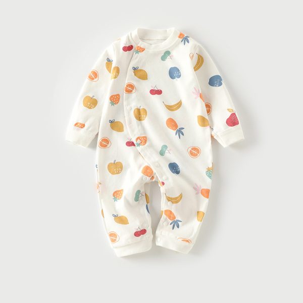 Autumn Thin Baby Pajamas And Baby Onesies - Image 3