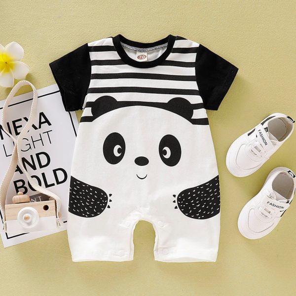 Panda print jumpsuit