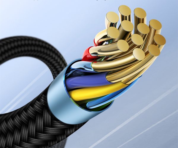 Lough Airbag Single Needle 360-degree Fast Magnetizing Data Cable One For Three - Image 3