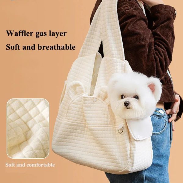 Pet Backpack Comfort Dog Bag Kitten Carrier Outdoor Travel Breathable Cross Design Chest Backpack Bag Supplies Pet Accessories - Image 6