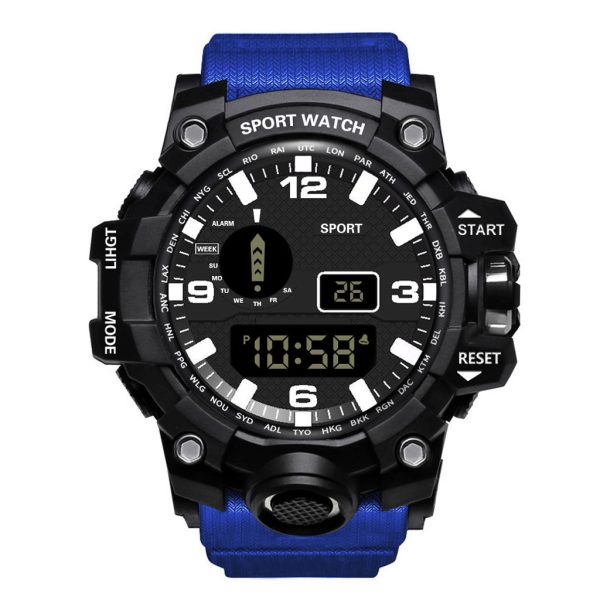 Men's Waterproof Sports Multifunctional Luminous Electronic Watch - Image 9
