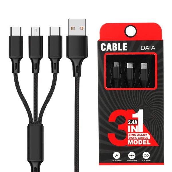 One for three charging cable data cable - Image 9