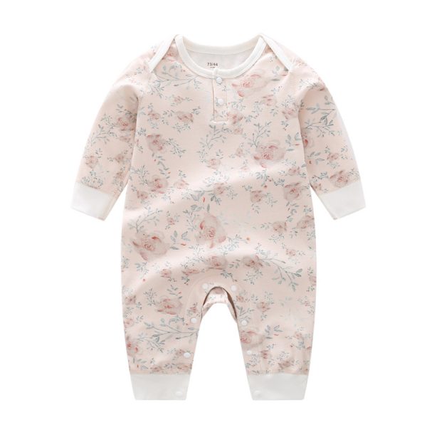 Spring And Autumn Organic Cotton Baby Jumpsuit - Image 7