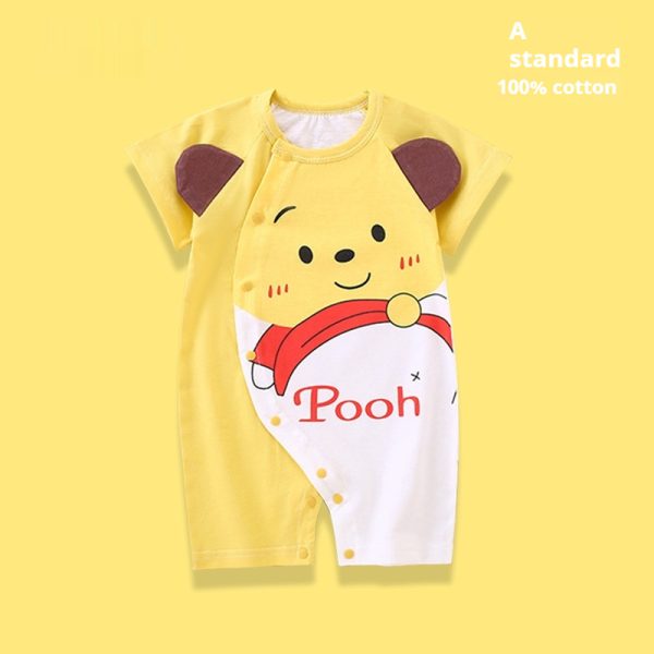 Clothes For Babies Cotton Short Sleeve Thin Baby Jumpsuits - Image 5