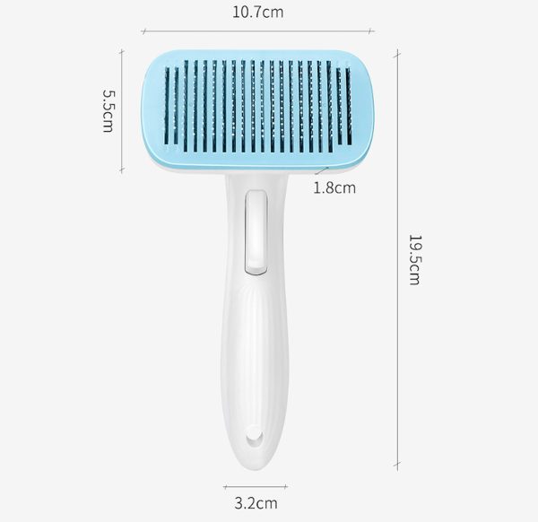 Pet Automatic Hair Removal Comb Pet Dog One Click Hair Removal Needle Comb Pet Comb Universal Hair Removal Comb For Dogs And Cats - Image 2