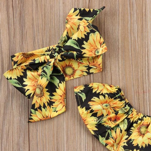 Baby flower print romper - Image 4