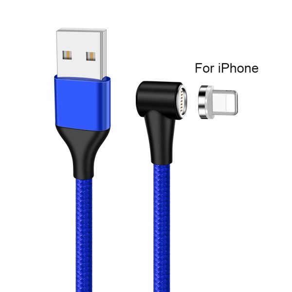 Braided magnetic data cable three-in-one fast charging cable - Image 8