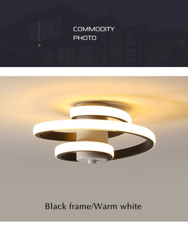 Simple and modern metal led lighting ceiling light - Image 3
