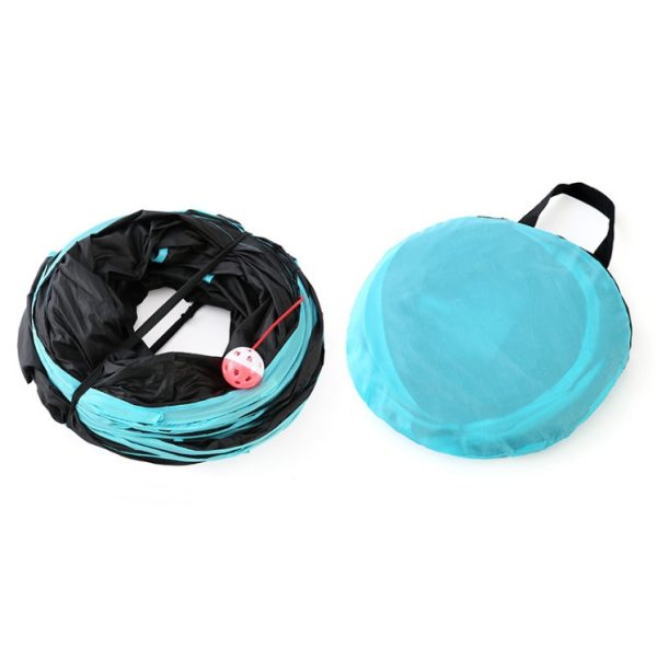 Pet Cat Toy Collapsible Tunnel S-type Four-channel Tent - Image 4