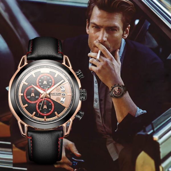 Men's Multifunctional Waterproof Luminous Watch Quartz - Image 5