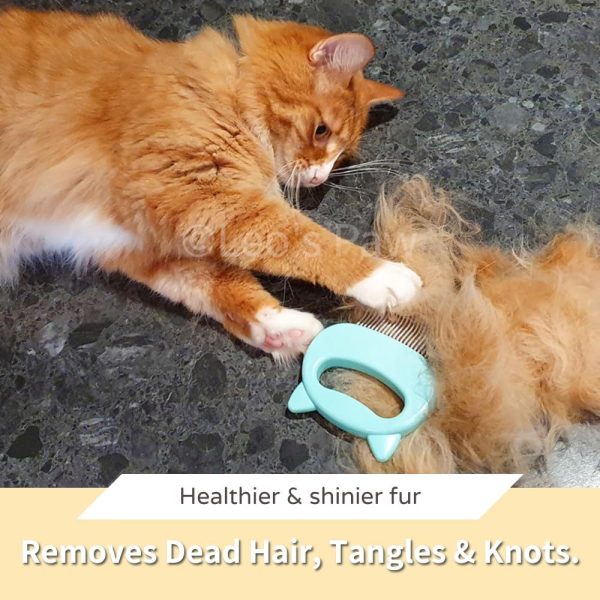 Say Goodbye To Tangled Hair The Ultimate Pet Grooming And Deshedding Tool For Long And Short Hair Dogs Cats Puppies And Bunnies - Image 3