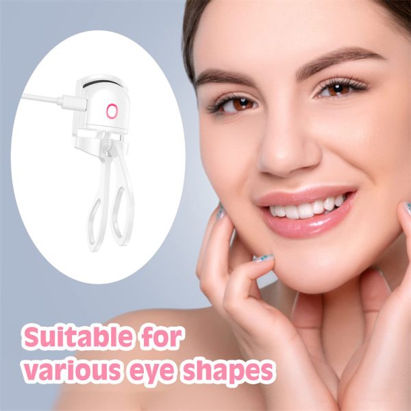 Heated Eyelash Curler Electric Temperature Control Mini Eyelash Curler Electric Portable Charging - Image 5